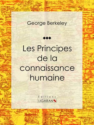 cover image of Les Principes de la connaissance humaine
